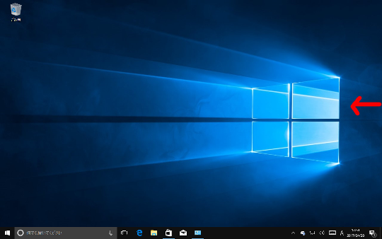 Windows 10 Creators Updateの右エッジスワイプによる「アクションセンター」表示